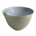 Two Tone Round Melamine Salad Bowl